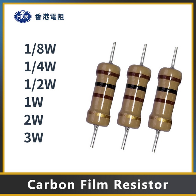 1/2W Fixed Straight Plug Carbon Film Resistor
