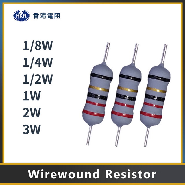 Impulsive Current 1W Wirewound Resistor for VFD Inverter